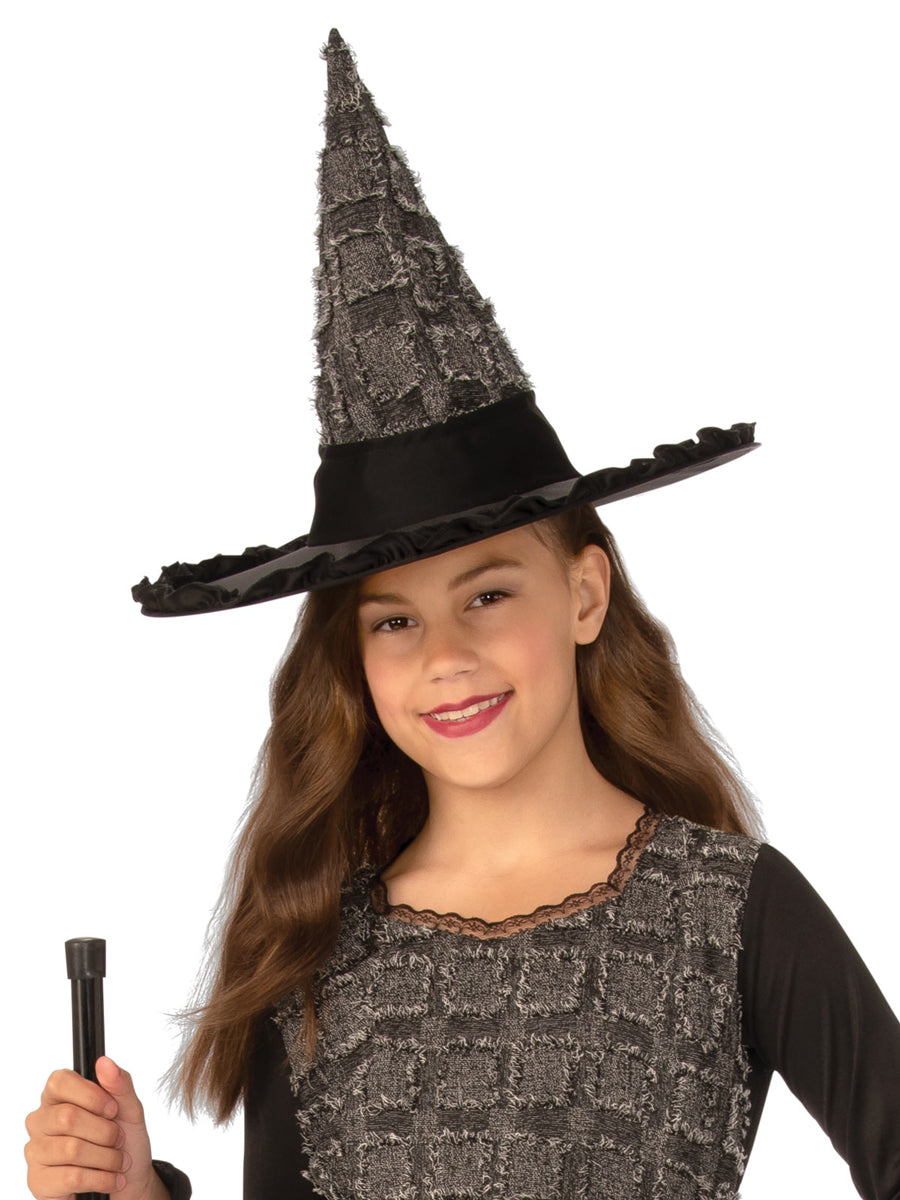 Patchwork Witch Girls Costume - Close Image 1