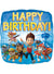 Image Of Paw Patrol Happy Birthday 45cm Foil Party Balloon
