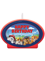 Image Of Paw Patrol Birthday Cake Candle
