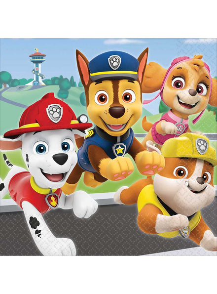 Image Of Paw Patrol 16 Pack Lunch Napkins