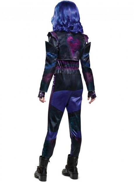 Girls Deluxe Mal Descendants 3 Fancy Dress Costume Back Image
