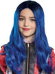 Girls Long Blue Deluxe Evie Descendants 3 Costume Wig