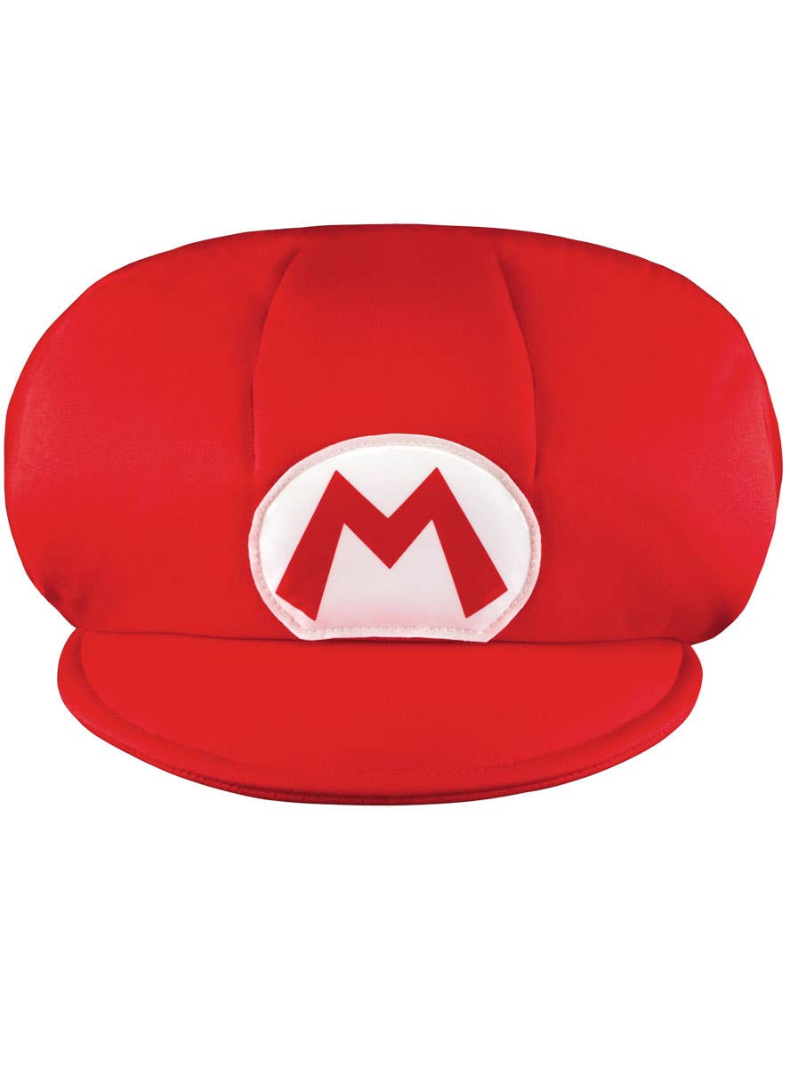 Matio Hat Super Mario Boys Costume Hat | Kids Red Plush Mario Brothers Hat