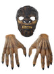 Werewolf Mask and Hands Halloween Mask Set