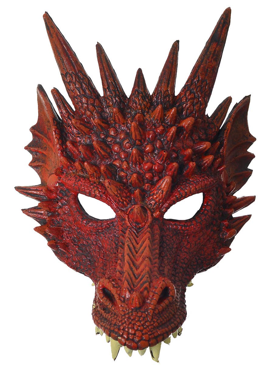 Deluxe Red Dragon Wings & Mask Set | Dragon Costume Accessory Set