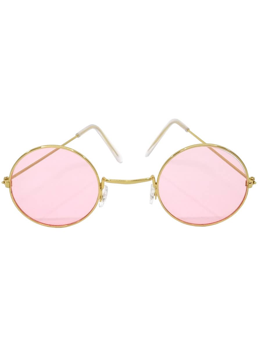 Peace Hippie 3 Piece 1970's Costume Accessory Set - Glasses Image 