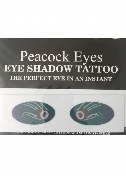 Peacock Eyes Eyeshadow Tattoo Costume Makeup