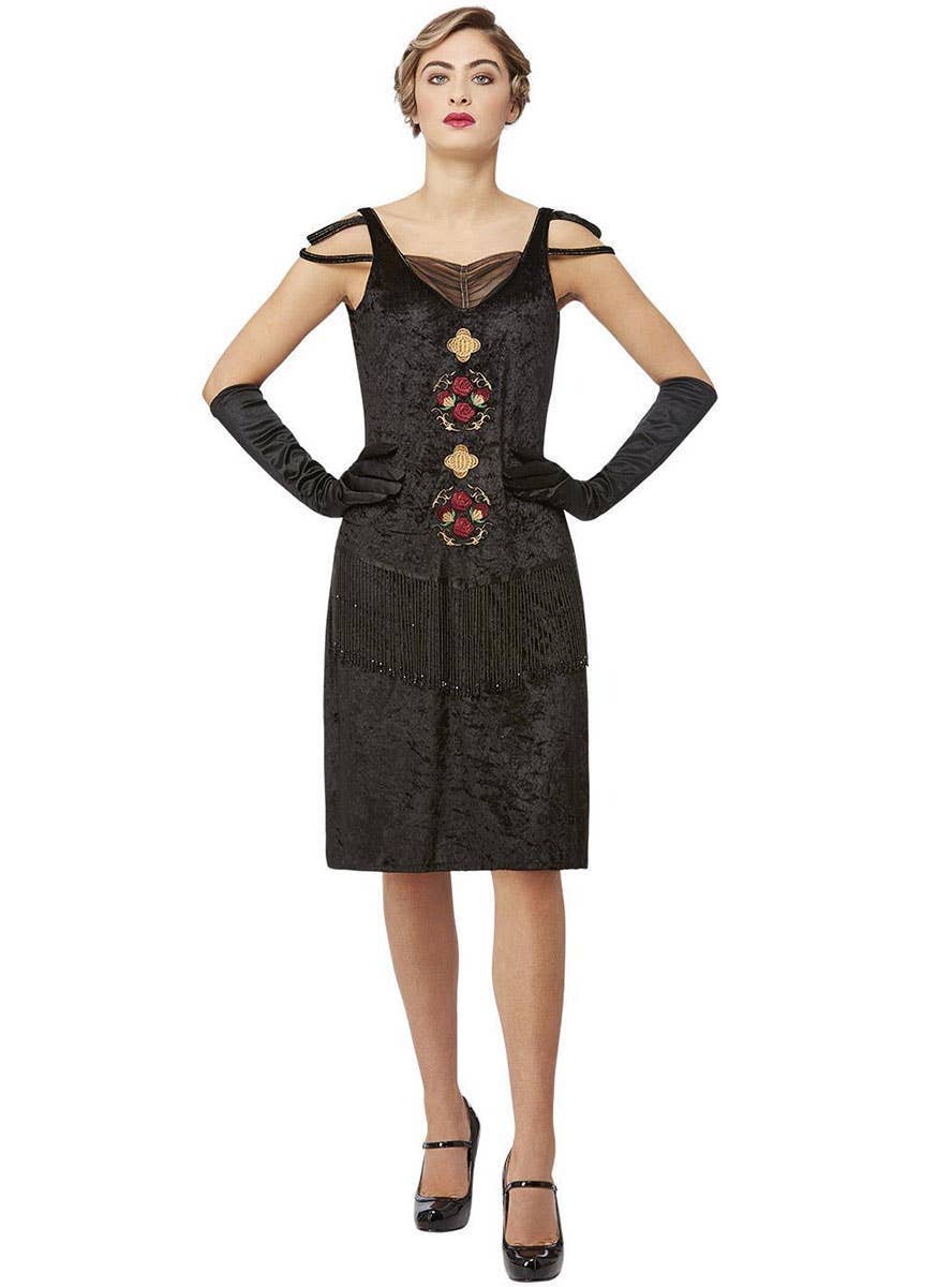 Image of Polly Gray Women's Plus Size Peaky Blinders Costume - Front View