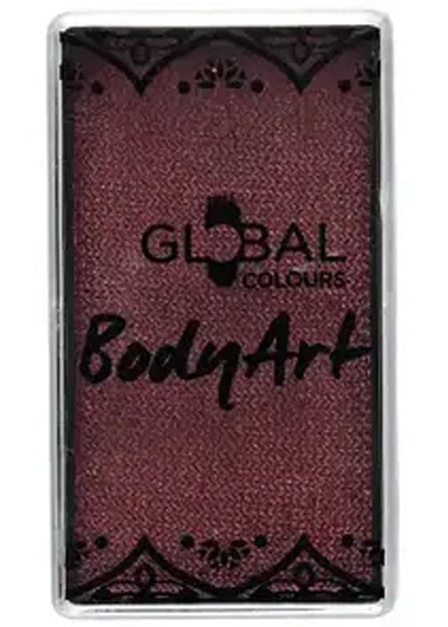 Pearl Burgundy 20gram Global Bodyart Cake Makeup