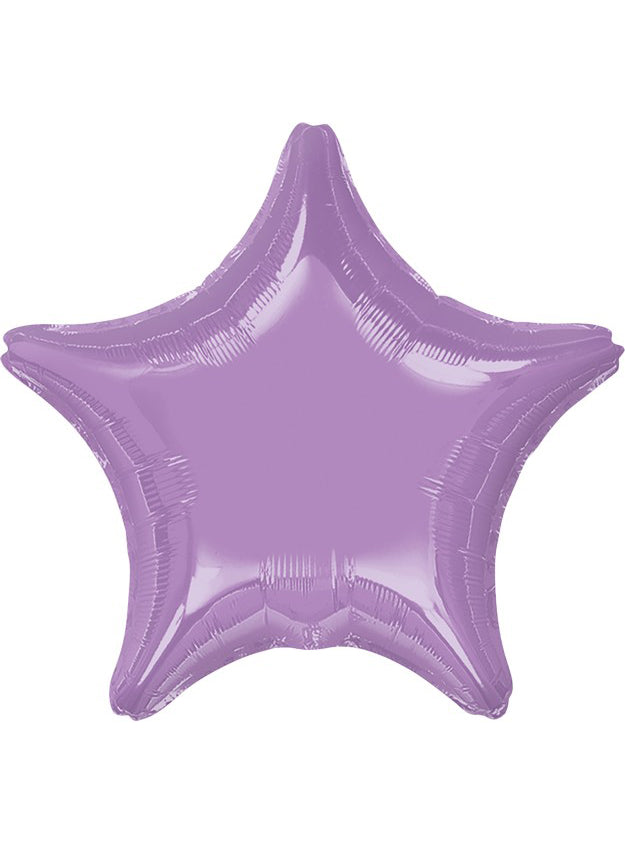 Pearl Lavender Foil 45cm Star Balloon - Main Image