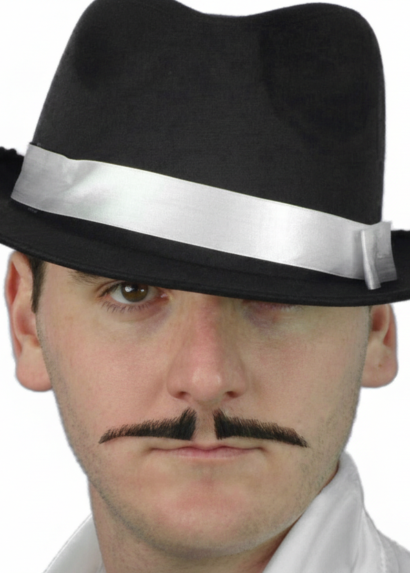 Pencil Mens Black Costume Mostache - Main Image