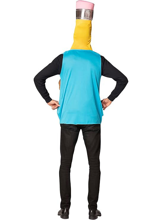 Pencil Sharpener Novelty Adults Costume - Back Image