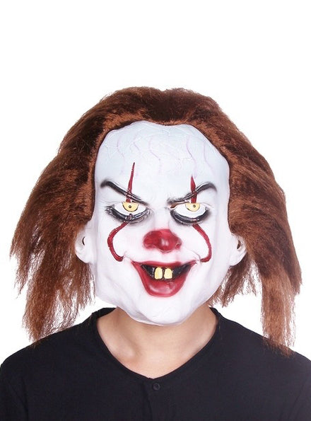 Pennywise Clown Adults Latex Costume Mask - Main Image