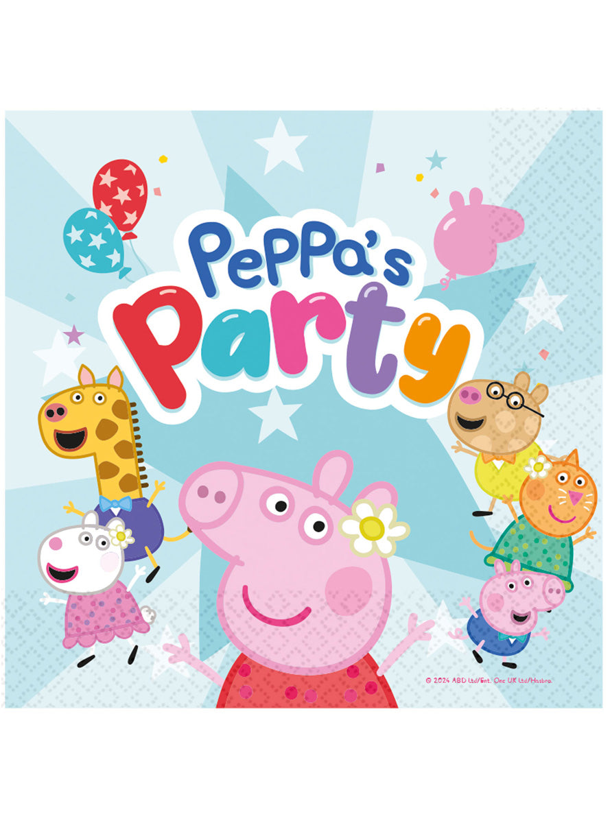 Peppa Pig Lunch Napkins 16 Pack - Main Image
