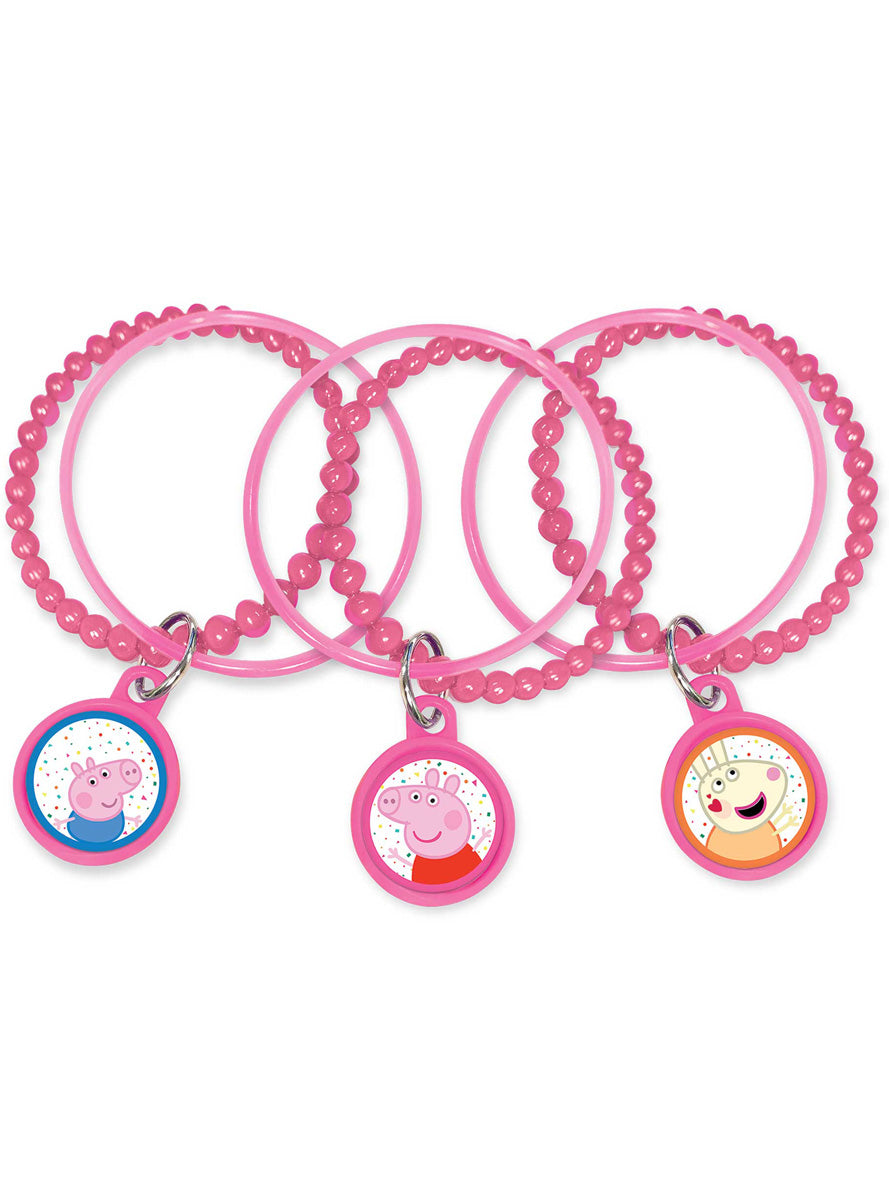 Peppa Pig Charm Bracelets 3 Pack - Main Image