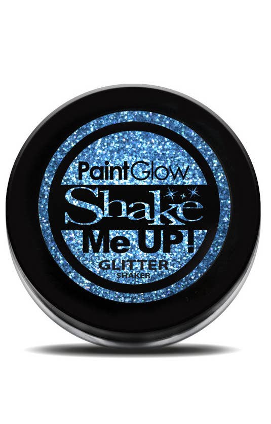 PaintGlow Holographic Blue Body Glitter Costume Makeup