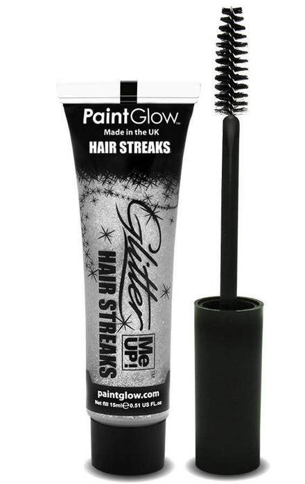 Silver Glitter Me Up Hair Streak Mascara Main Image