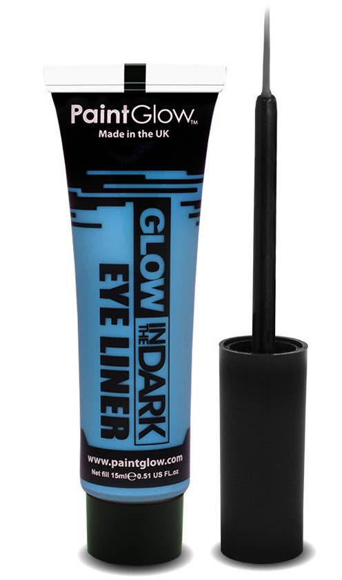 Neon Blue Glow In The Dark Eyeliner Base Image