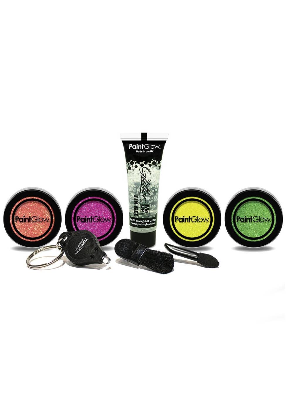 UV Reactive Loose Glitter Makeup Kit Image 2