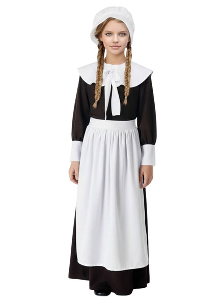 Pilgrim Girls Historical Costume - Main Image