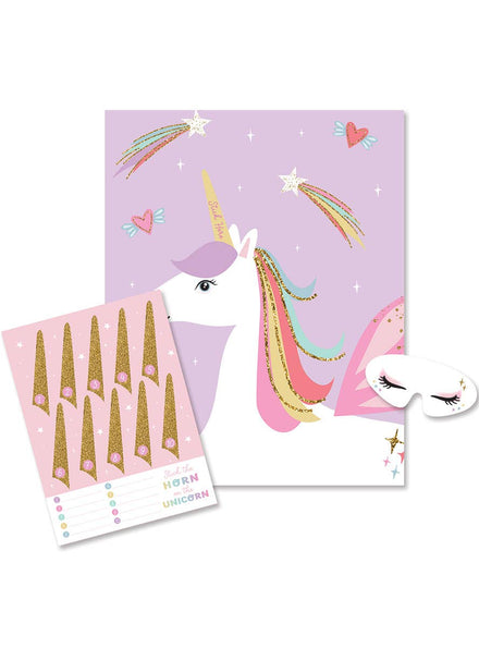 Image of Pin The Horn On The Unicorn Party Game