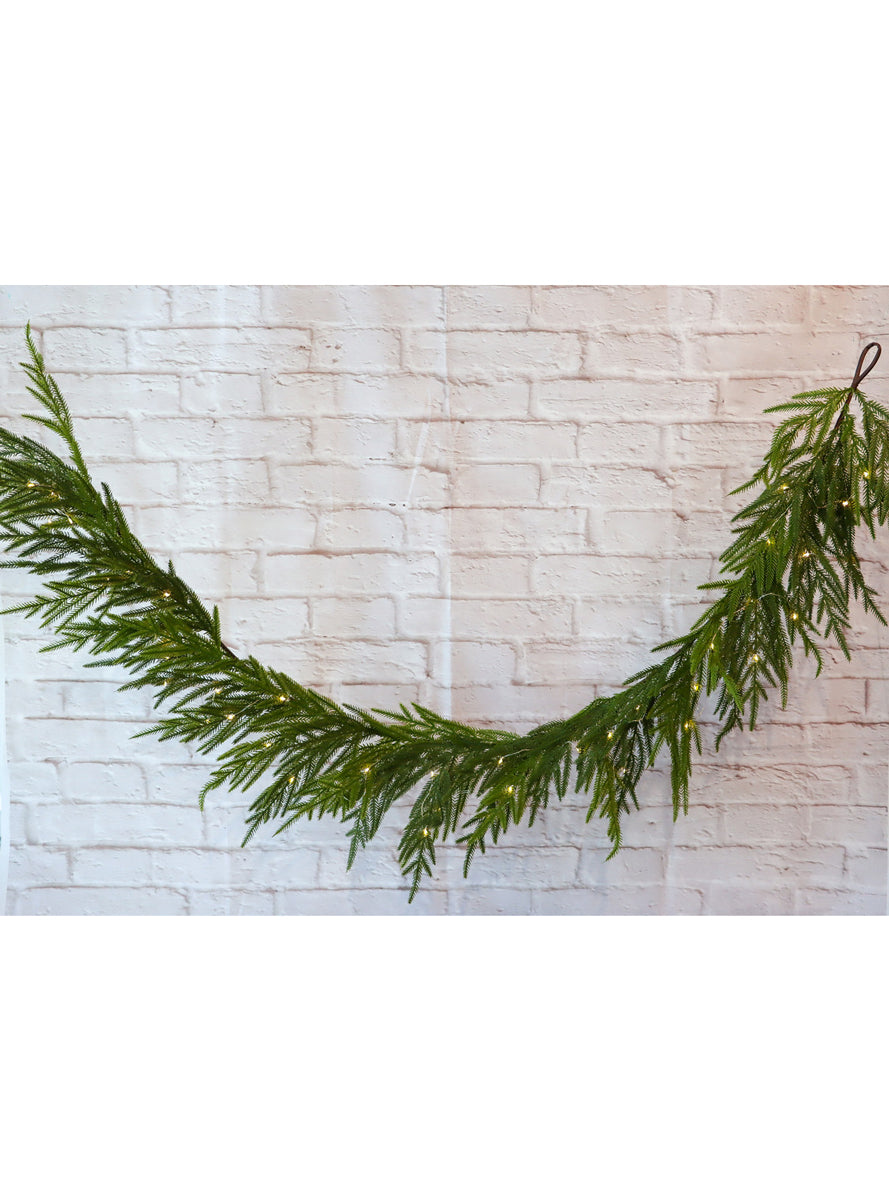 Pine Needle Christmas Garland Decoration