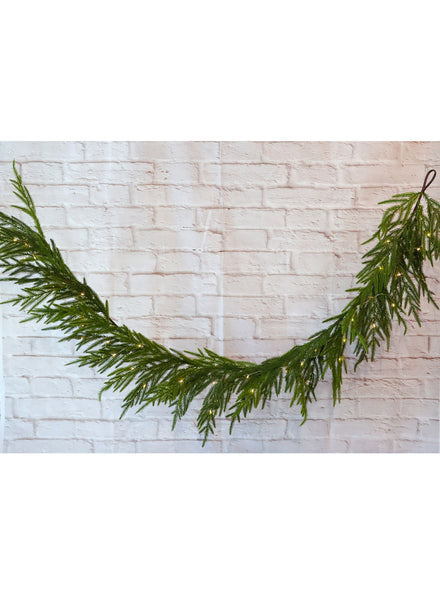 Pine Needle Christmas Garland Decoration