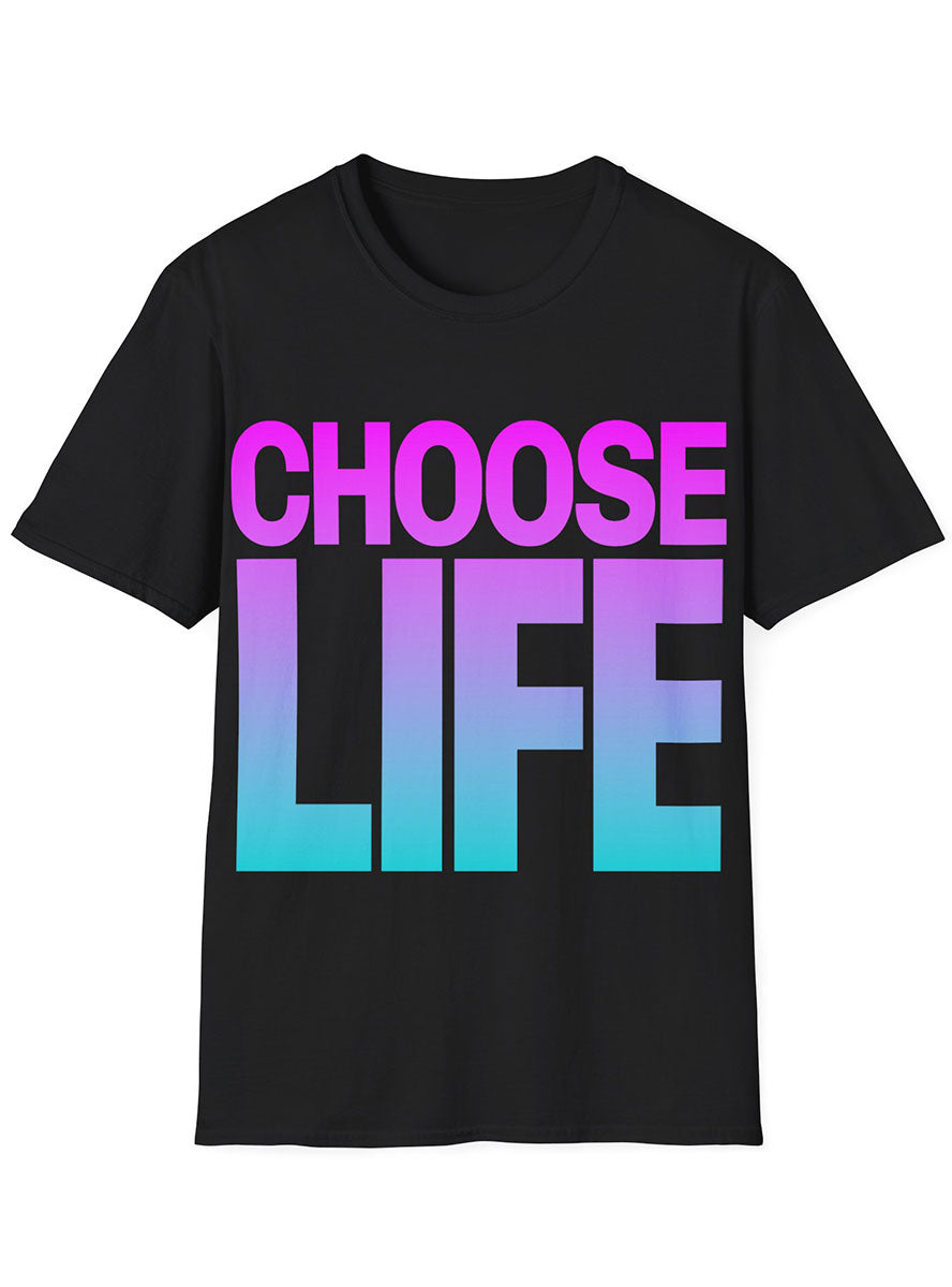 Pink and Blue Choose Life Costume Shirt
