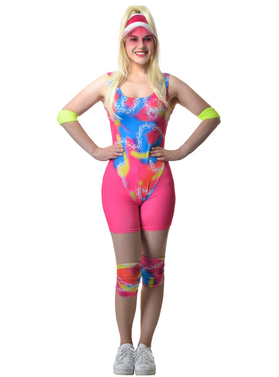 Image of Retro Roller Skater Barbie Womens Costume - Front Image