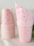 Image of Pink and Gold Polka Dot 20 Pack Paper Cups
