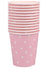 Image of Pink and White Polka Dot 12 Pack Paper Cups
