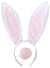 Pink and White Classic Bunny Ears and Tail Accessory Set - Main Image