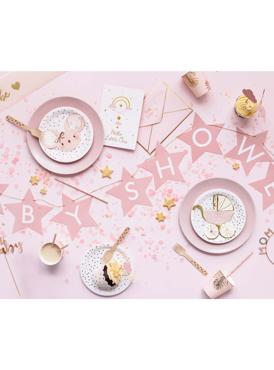 Pink Mouse 20 Pack Party Napkins - Lifestyle Image 2