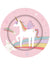 Image of Pink Unicorn 8 Pack Paper Party Plates