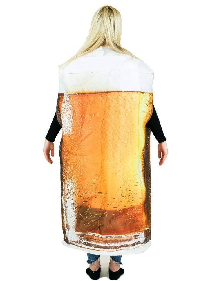 Pint of Beer Novelty Adults Costume - Back Image