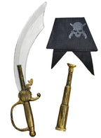 Image of Pirate Sword and Telescope 3 Piece Accessory Set