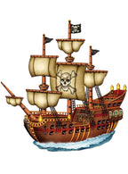 Image of Pirate Ship Jointed Cut Out Decoration