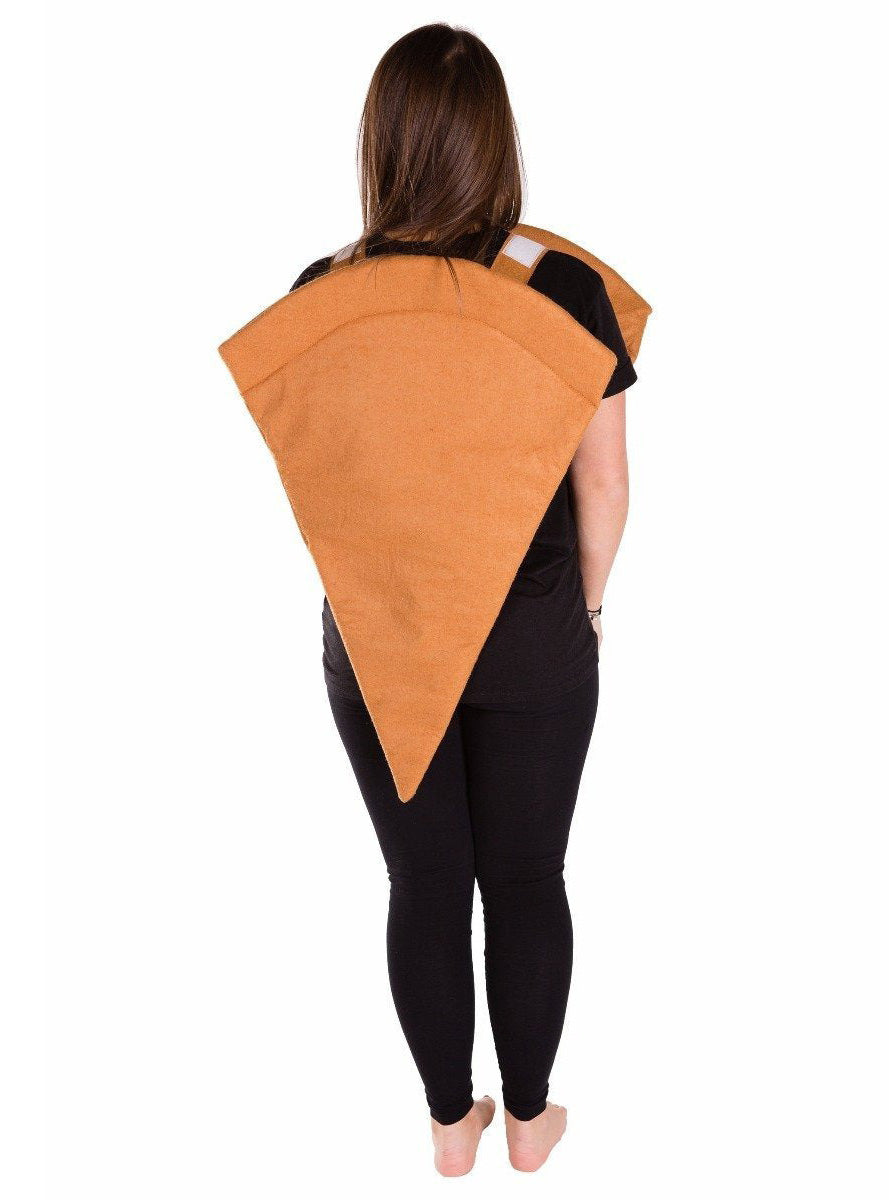 Pizza Slice Novelty Adults Costume - Back Image