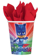 Image Of PJ Masks 8 Pack of 266ml Paper Cups