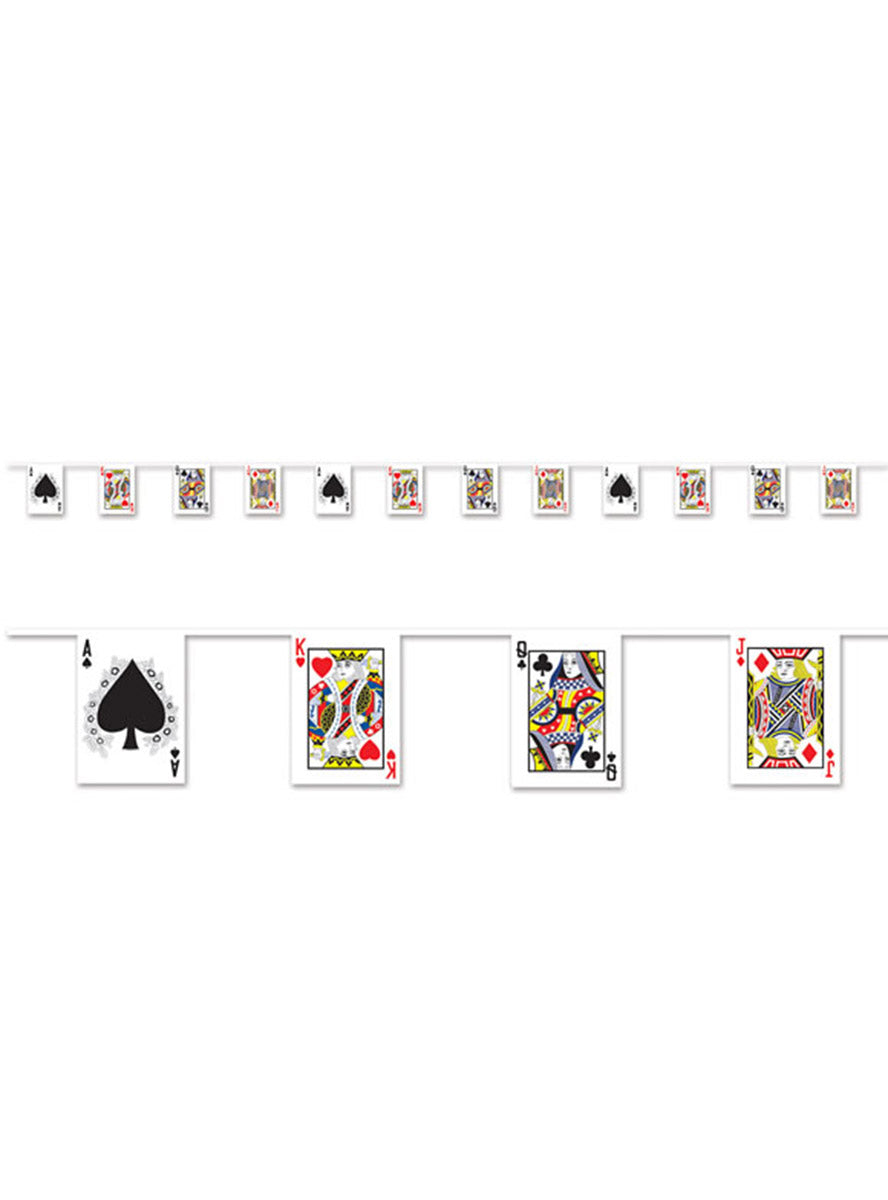 Casino Night Card Garland - Main Image