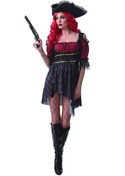 Pirate Fancy Dress Costume for Women - main image