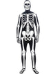 Image of Spooky Skeleton Skin Suit Plus Size Men's Halloween Costume
