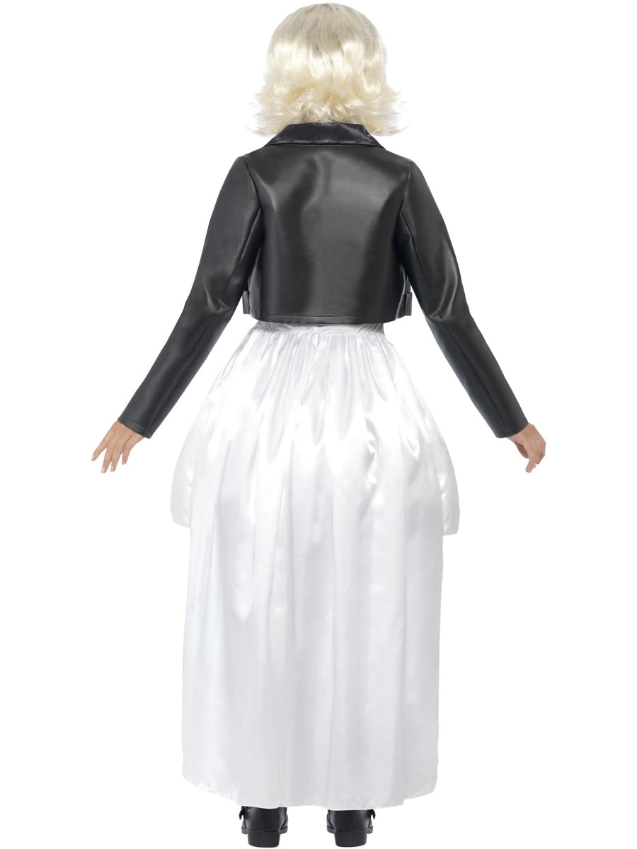 Womens Plus Size Bride of Chucky Tiffany Halloween Costume - Back Image