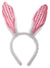 Image of Plush Pink Easter Bunny Ears Headband with Sequins