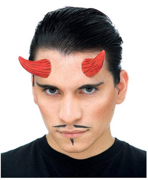 Red Devil Horns Latex Halloween Prosthetic Special Effects Makeup