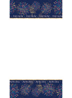Image of Pop Fizz Cheers New Year Fireworks Plastic Table Cover