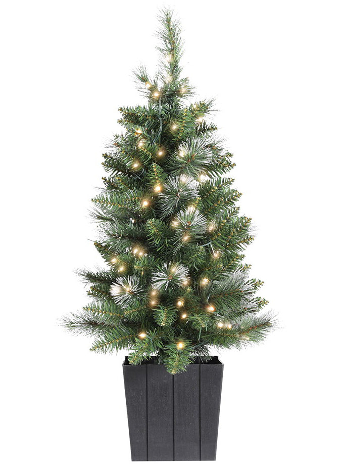 Potted Light Up 90cm Jingle Jollys Christmas Tree Decoration - Main Image