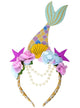 Image of Beaded Glitter Mermaid Headband Costume Accessory
