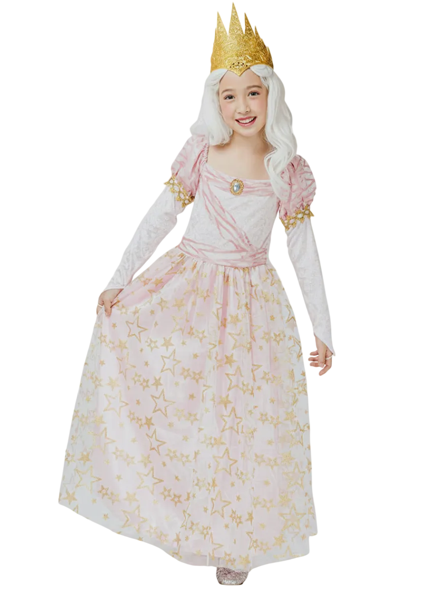 Starry Pink Princess Girls Dress Up Costume - Main Image