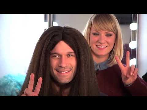 Glam Short Black Costume Wig Instruction Video